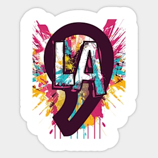 Comma La Sticker